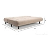 Nabli Slaapbank Cordufine Beige Nabli Slaapbank Cordufine Beige