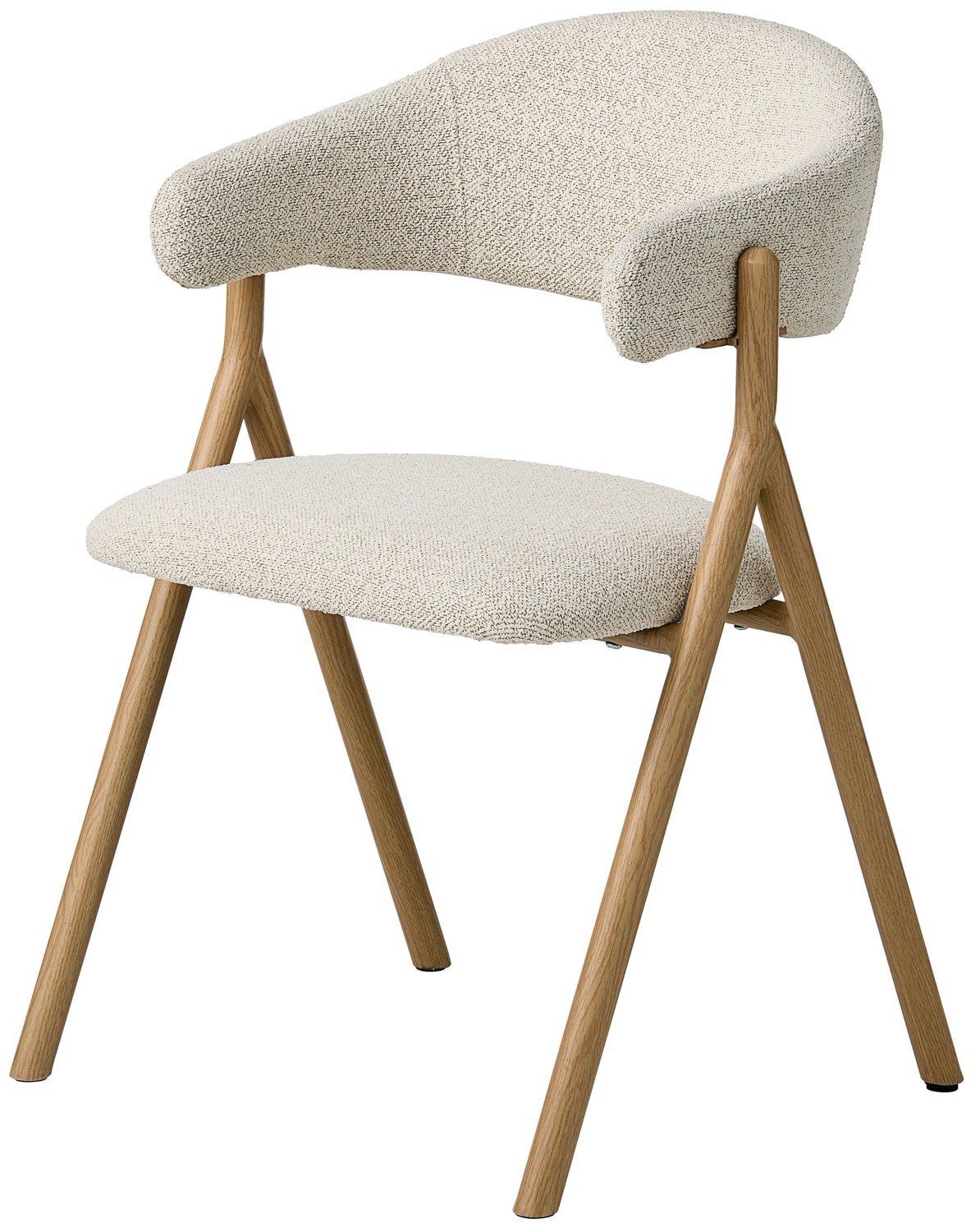Hygge Interiors Frances Eetkamerstoel Gebroken Wit / Naturel