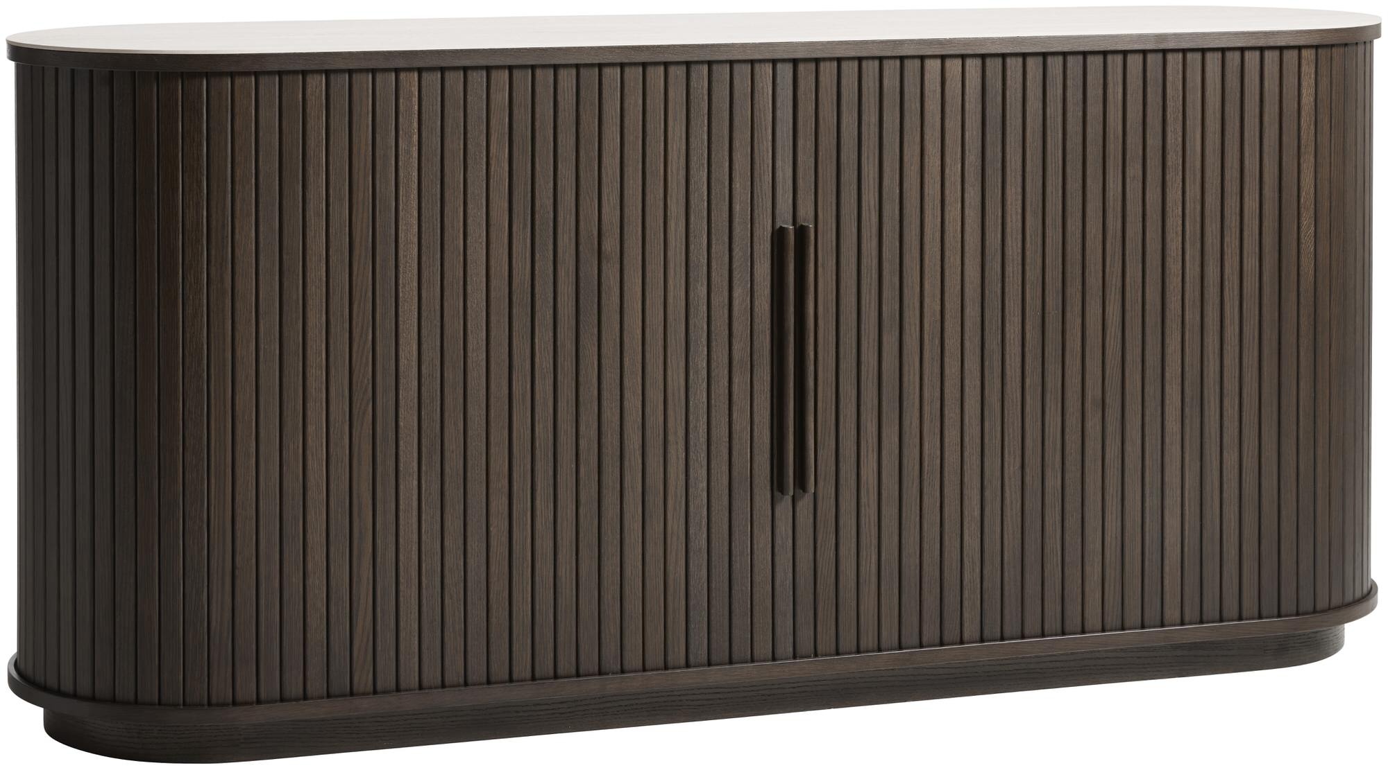 Hygge Interiors Enna Dressoir Keramiek / Espresso Eiken