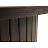 Enna Keramiek / Espresso Eiken Bijzettafel Rond