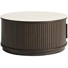 Enna Keramiek / Espresso Eiken Salontafel Rond Enna Keramiek / Espresso Eiken Salontafel Rond