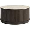 Enna Keramiek / Espresso Eiken Salontafel Rond Enna Keramiek / Espresso Eiken Salontafel Rond