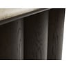 Piazze Ovale Sidetable Marmer / Espresso Bruin Piazze Ovale Sidetable Marmer / Espresso Bruin