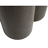Piazze Ronde Bijzettafel Marmer / Espresso Bruin