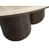 Piazze Ronde Eettafel Marmer / Espresso Bruin Piazze Ronde Eettafel Marmer / Espresso Bruin