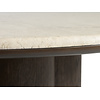 Piazze Ronde Eettafel Marmer / Espresso Bruin Piazze Ronde Eettafel Marmer / Espresso Bruin
