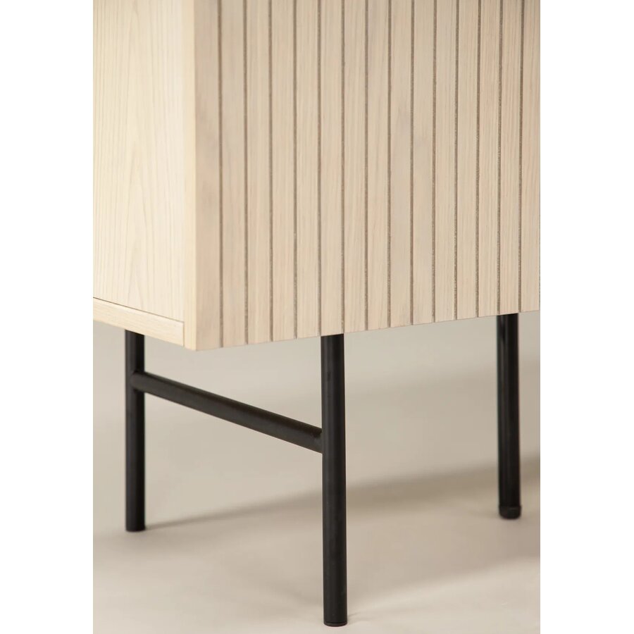 Hjem Interiors Björkön White Wash Dressoir met 3-Deuren