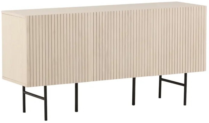 Hjem Interiors Björkön White Wash Dressoir met 3-Deuren
