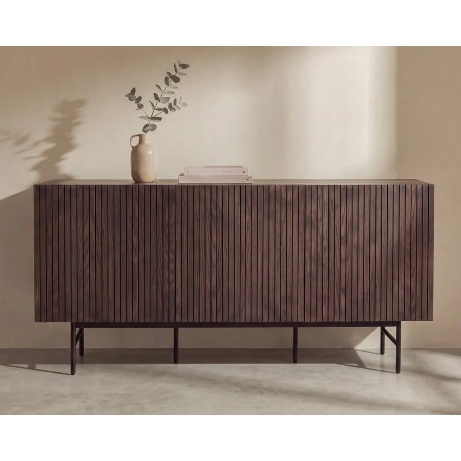 Hjem Interiors Björkön Mocha Eiken Dressoir met 3-Deuren