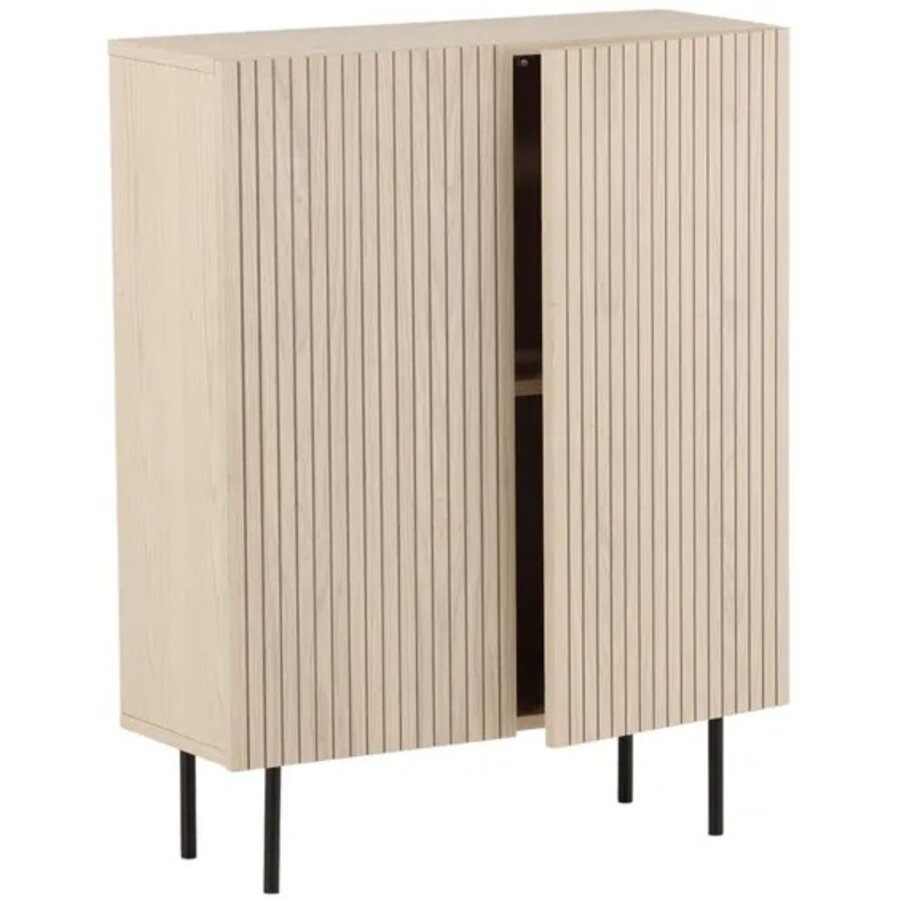 Björkön White Wash Opbergkast met 2-Deuren Hjem Interiors Björkön White Wash Opbergkast met 2-Deuren