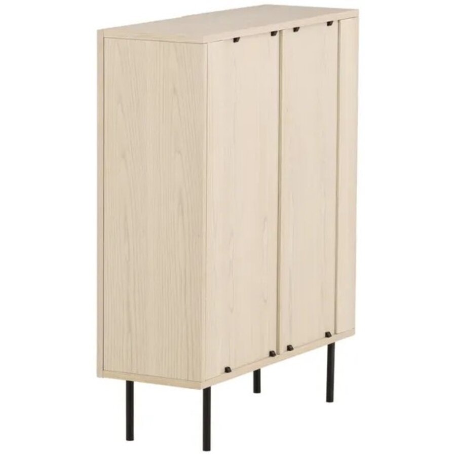 Björkön White Wash Opbergkast met 2-Deuren Hjem Interiors Björkön White Wash Opbergkast met 2-Deuren