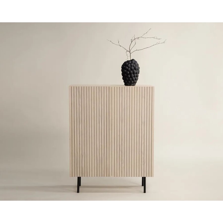 Björkön White Wash Opbergkast met 2-Deuren Hjem Interiors Björkön White Wash Opbergkast met 2-Deuren