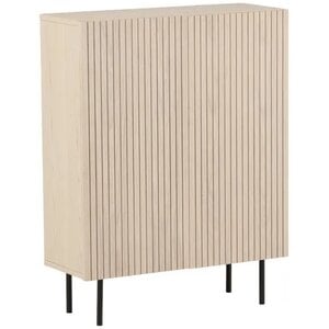Hjem Interiors Björkön White Wash Opbergkast met 2-Deuren