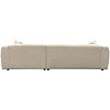 Leia Beige Bouclé 3-Zits Bank + Chaise Lounge Rechts
