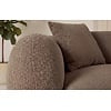 Leia Bruin Bouclé 3-Zits Bank + Chaise Lounge Rechts Leia Bruin Bouclé 3-Zits Bank + Chaise Lounge Rechts