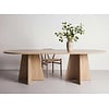 Bootcut Eiken Eettafel Ovaal 230 cm