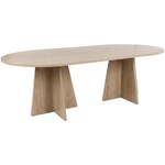 Hjem Interiors Bootcut Eiken Eettafel Ovaal 230 cm