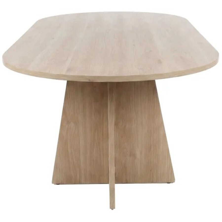 Hjem Interiors Bootcut Eiken Eettafel Ovaal 230 cm
