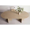 Bootcut Eiken Eettafel Ovaal 230 cm