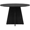 Bootcut Zwart Eettafel Rond Ø110 cm Bootcut Zwart Eettafel Rond Ø110 cm