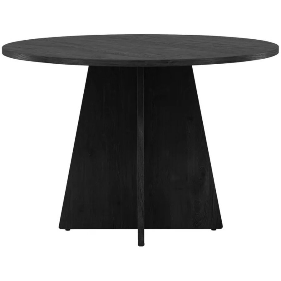 Bootcut Zwart Eettafel Rond Ø110 cm Hjem Interiors Bootcut Zwart Eettafel Rond Ø110 cm