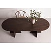 Bootcut Mocha Eettafel Ovaal 200 cm Bootcut Mocha Eettafel Ovaal 200 cm