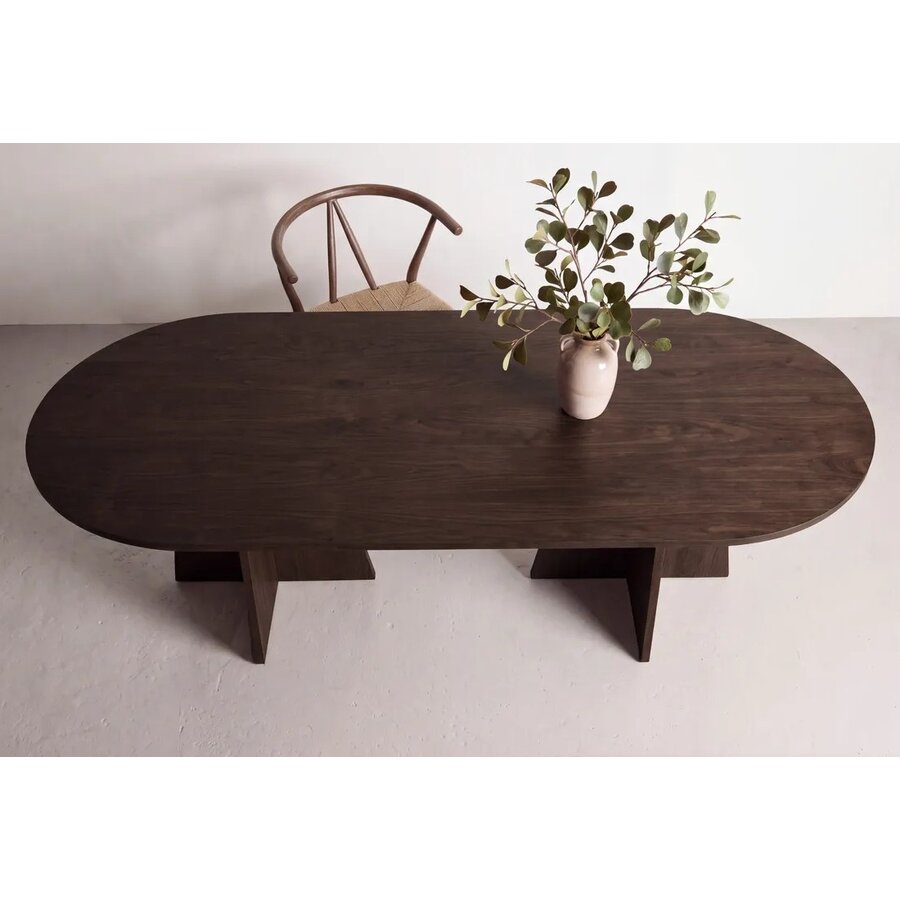 Bootcut Mocha Eettafel Ovaal 200 cm Hjem Interiors Bootcut Mocha Eettafel Ovaal 200 cm