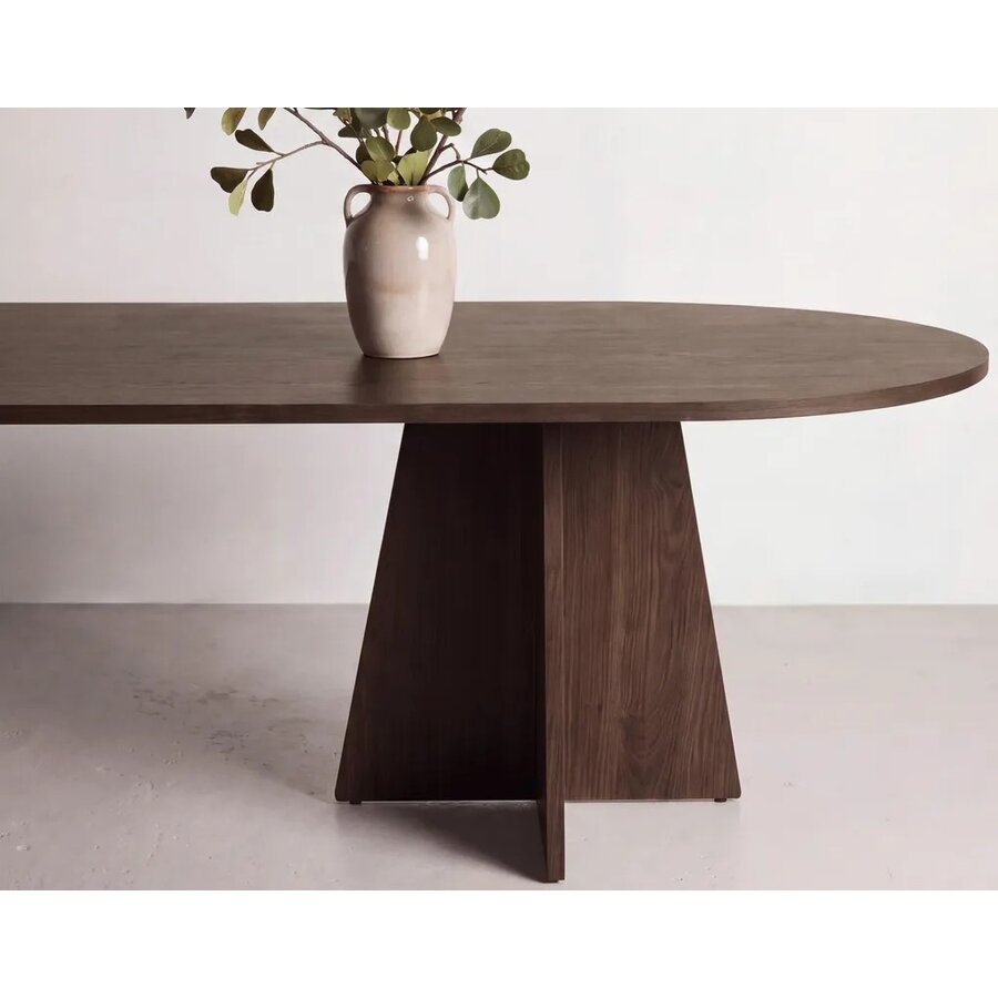 Bootcut Mocha Eettafel Ovaal 200 cm Hjem Interiors Bootcut Mocha Eettafel Ovaal 200 cm