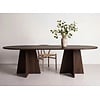 Bootcut Mocha Eettafel Ovaal 200 cm Bootcut Mocha Eettafel Ovaal 200 cm