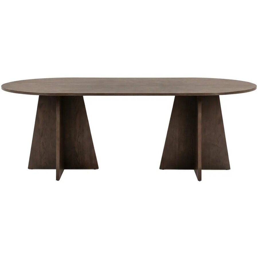 Bootcut Mocha Eettafel Ovaal 200 cm Hjem Interiors Bootcut Mocha Eettafel Ovaal 200 cm