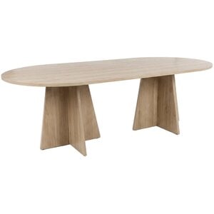 Hjem Interiors Bootcut Eiken Eettafel Ovaal 200 cm