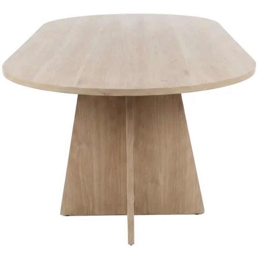 Bootcut Eiken Eettafel Ovaal 200 cm Hjem Interiors Bootcut Eiken Eettafel Ovaal 200 cm