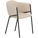 Hjem Interiors Evelina Eetkamerstoel Beige Velvet Hjem Interiors Evelina Eetkamerstoel Beige Velvet