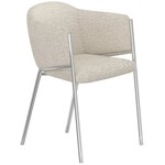 Hjem Interiors Evelina Eetkamerstoel Wit Linen