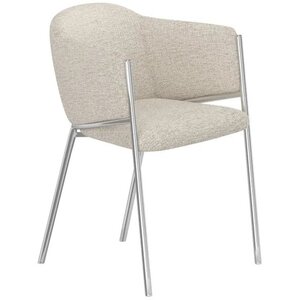 Hjem Interiors Evelina Eetkamerstoel Wit Linen