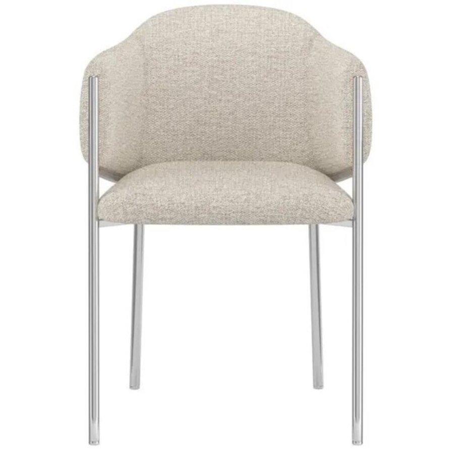 Hjem Interiors Evelina Eetkamerstoel Wit Linen
