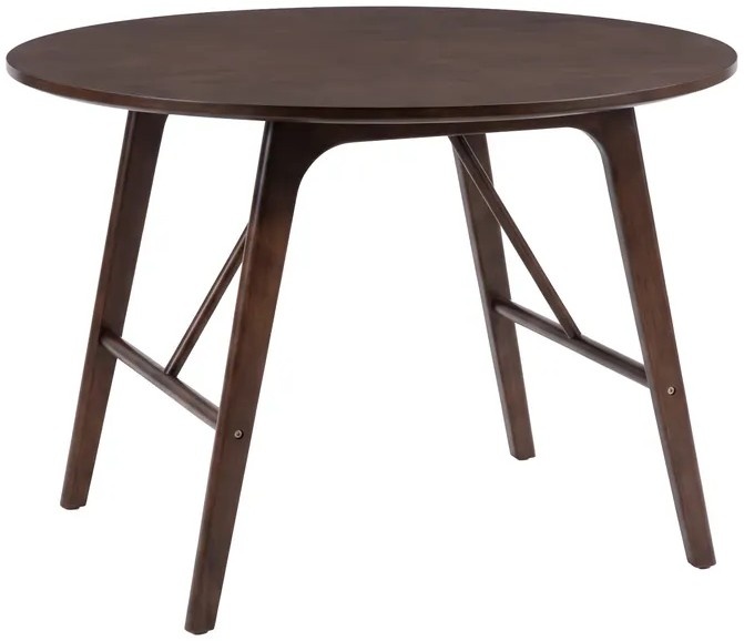 Hjem Interiors Kaseidon Donkerbruin Eettafel Rond Ø100 cm