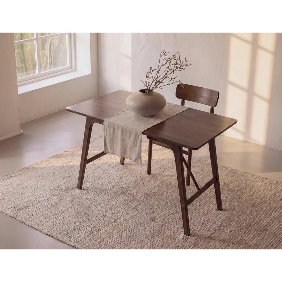 Hjem Interiors Kaseidon Donkerbruin Rechthoek 120 cm