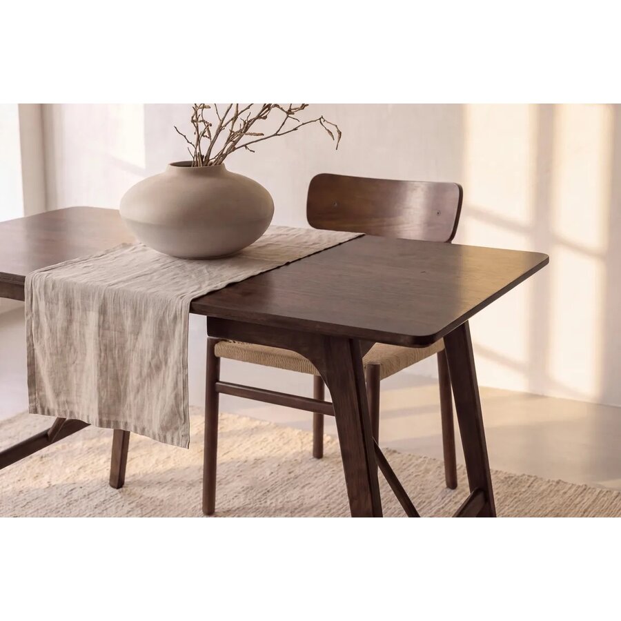 Hjem Interiors Kaseidon Donkerbruin Rechthoek 120 cm