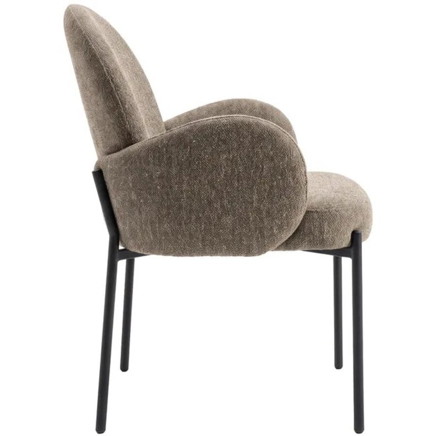Blom Eetkamerstoel Bruin Linen Hjem Interiors Blom Eetkamerstoel Bruin Linen