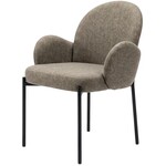 Hjem Interiors Blom Eetkamerstoel Bruin Linen Hjem Interiors Blom Eetkamerstoel Bruin Linen