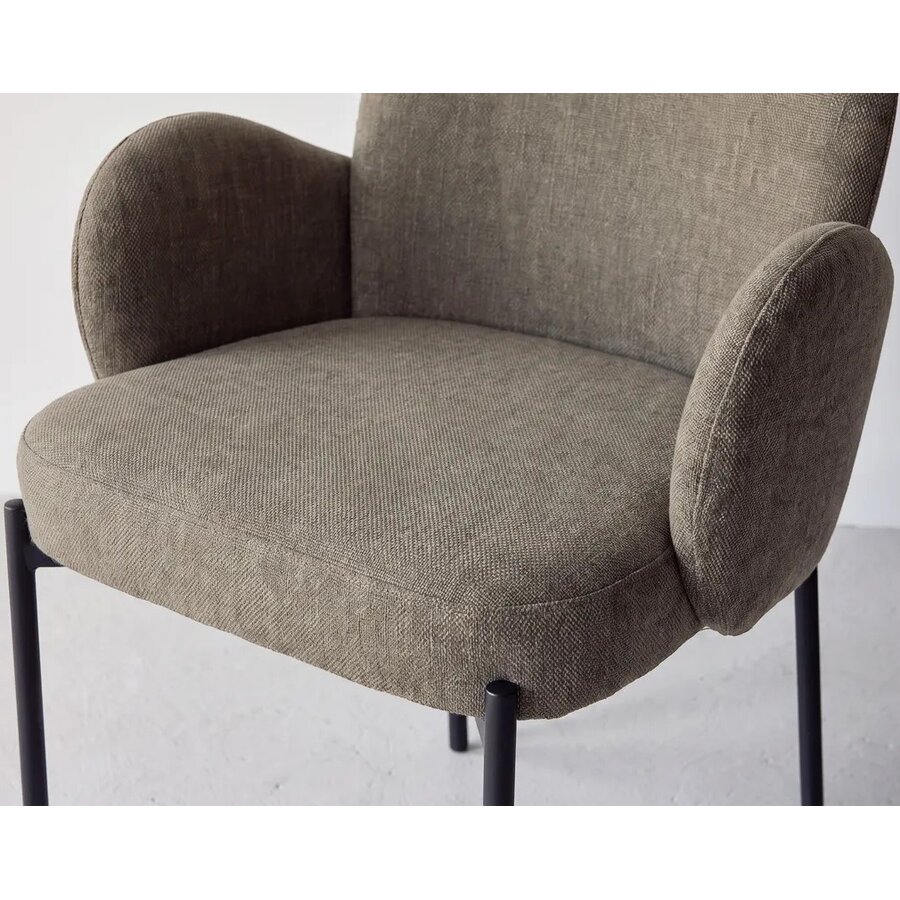 Blom Eetkamerstoel Bruin Linen Hjem Interiors Blom Eetkamerstoel Bruin Linen