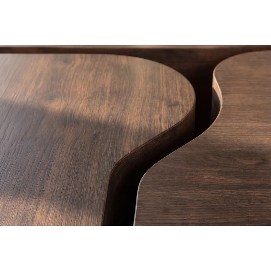 Nordland Mocha Salontafel Set van 3 Hjem Interiors Nordland Mocha Salontafel Set van 3
