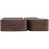 Nordland Mocha Salontafel Set van 3 Nordland Mocha Salontafel Set van 3