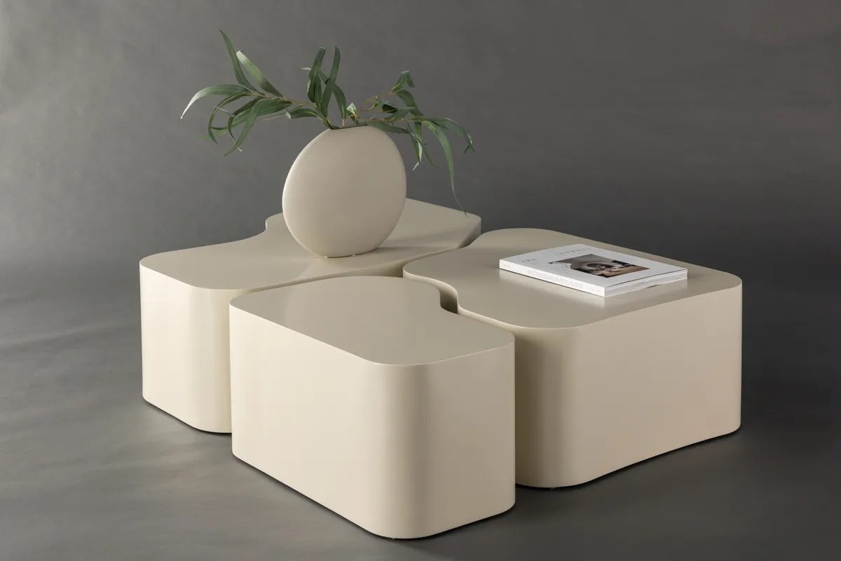 Hjem Interiors Nordland Beige Salontafel Set van 3