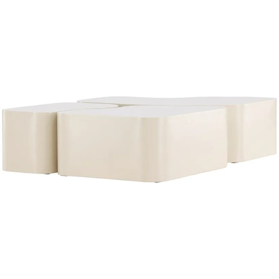 Hjem Interiors Nordland Beige Salontafel Set van 3