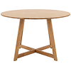 Yakidon Eiken Eettafel Rond Ø120 cm Inklapbaar Yakidon Eiken Eettafel Rond Ø120 cm Inklapbaar