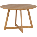 Hjem Interiors Yakidon Eiken Eettafel Rond Ø120 cm Inklapbaar Hjem Interiors Yakidon Eiken Eettafel Rond Ø120 cm Inklapbaar