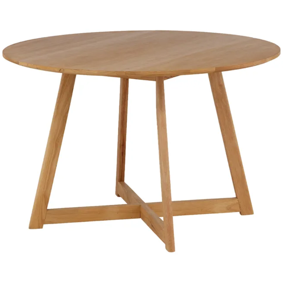 Yakidon Eiken Eettafel Rond Ø120 cm Inklapbaar Hjem Interiors Yakidon Eiken Eettafel Rond Ø120 cm Inklapbaar