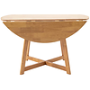 Yakidon Eiken Eettafel Rond Ø120 cm Inklapbaar Yakidon Eiken Eettafel Rond Ø120 cm Inklapbaar
